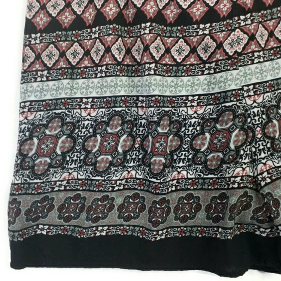 Wild Blue Sadie Robertson Ruffled Long Sleeve Shorts Romper Womens Multicolor L - Picture 7 of 16